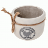Bomboniera Matrimonio Compleanno Portapiante Ceramica Con Cuore Crescere h.10 Cm