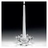 Bomboniera Matrimonio  Candeliere Ninfea Cristallo Candelabro Portacandela 13x13x6 Cm Con Box Ranoldi
