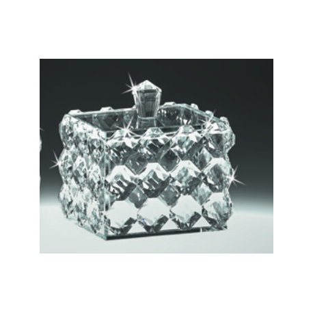 Bomboniera Matrimonio Scatola Cristallo Portagioie 12x9x12 Cm  Con Box Ranoldi