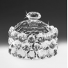 Bomboniera Matrimonio Scatola Tonda Cristallo Portagioie 10x10x10 Cm  Con Box Ranoldi