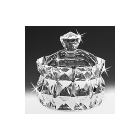 Bomboniera Matrimonio Scatola Tonda Cristallo Portagioie 10x10x12 Cm  Con Box Ranoldi