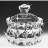 Bomboniera Matrimonio Scatola Tonda Cristallo Portagioie 10x10x12 Cm  Con Box Ranoldi