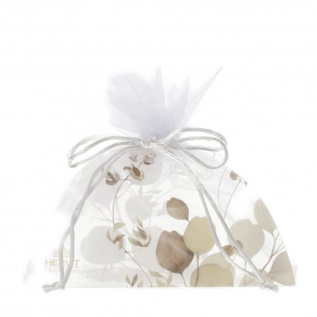 Bomboniera Matrimonio Sacchetto Organza Bianco Hervit