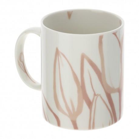 Bomboniera Matrimonio Tazza Mug Porcellana Tulip Rosa Con Box Hervit