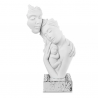 Scultura Sacra Famiglia Moderna Bianca e Argento Bongelli