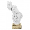 Scultura Sacra Famiglia Moderna Bianca e Oro Bongelli