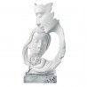 Bomboniera Battesimo Scultura Sacra Famiglia Bianca e Argento Bongelli Preziosi