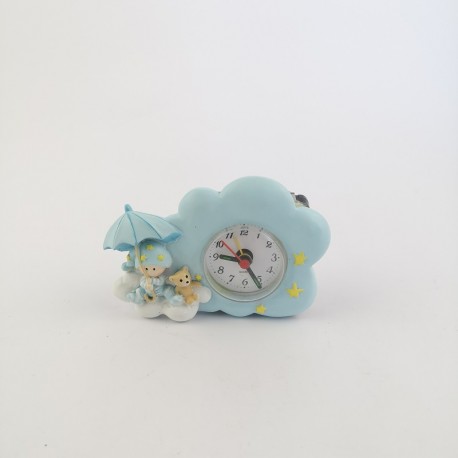 Sveglietta in Resina Colorata Celeste Baby