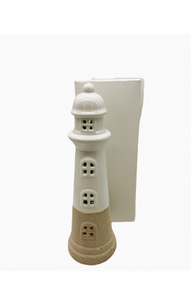 Bomboniera Matrimonio Faro Led Porcellana Tema Mare AD Bomboniere