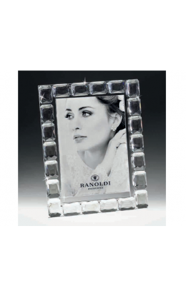 Portafoto cornice in cristallo design moderno ed elegante - 20x25 Ranoldi