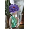 Scultura Majorette Giada Con Fiore Viola Henriette