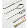 Set 51 Pezzi Posate Acciaio 18/10 Inox Laminata Gold Oro Con Astuccio Lusso Gottinghen