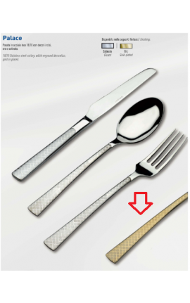 Set 51 Pezzi Posate Acciaio 18/10 Inox Satinato Oro Decori Incisi Con Astuccio Lusso Gottinghen Palace Oro