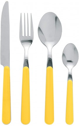 Excelsa Jolly Servizio 24 Posate, Acciaio Inox