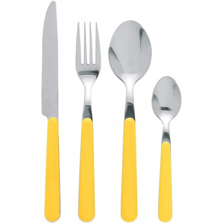 Excelsa Jolly Servizio 24 Posate, Acciaio Inox