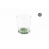 Excelsa Foliage Set 6 Bicchieri Acqua con Fondo Decorato Vetro