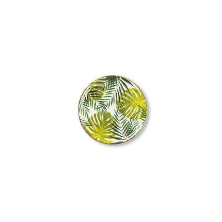 Piatto Pizza Foliage Foglie Verde
