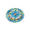 Servizio Piatti  set 18 pezzi piatti decoro riviera blu Porcellana