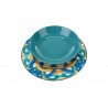 Servizio Piatti  set 18 pezzi piatti decoro riviera blu Porcellana