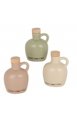 Bomboniera Matrimonio Oliera Porcellana e Legno 3 Assortiti Salento