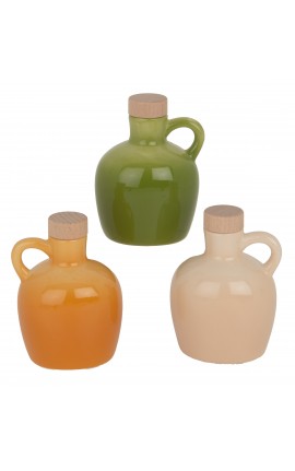 Bomboniera Matrimonio Oliera Porcellana 3 Colori Assortiti Iride