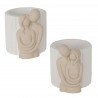 Bomboniera Matrimonio Porta Piante Coppia Sposi Bacio 2 Assortiti