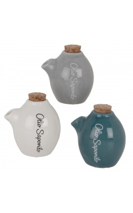 Bomboniera Matrimonio Mini Oliera 3 Colori Assortiti