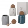 Bomboniera Matrimonio Barattolo Spargimiele Porcellana 3 Colori Assortiti con Box