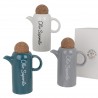 Bomboniera Matrimonio Oliera Porcellana 3 Colori Assortiti con Box