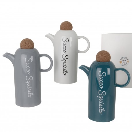 Bomboniera Matrimonio Brocca Porcellana 3 Colori Assortiti Style con Box