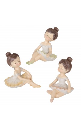 Bomboniera Battesimo Nascita Compleanno Ballerina Sissi 3 Assortiti