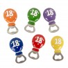 Bomboniera 18° Compleanno Apribottiglie Magnete Palloncino 18° Compleanno 6 Colori Assortiti
