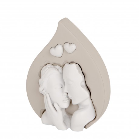 Bomboniera Matrimonio Goccia Coppia Sposi Bacio