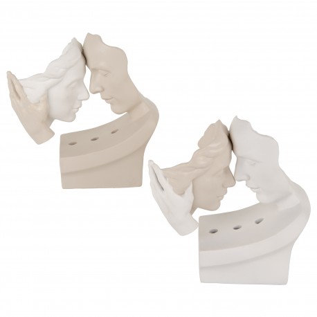 Bomboniera Matrimonio  Coppia Sposi Bacio Led 2 Assortiti