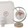Bomboniera Matrimonio Compleanno Comunione Profumatore Diffusore Mappamondo Globo Mondo Con Box