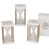 Bomboniera Matrimonio Comunione Clessidra Bianca 3 Assortiti Epoca Con Box