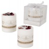 Bomboniera Matrimonio Candela Profumata 3 Assortiti h.9 Cm Con Scatola Trasparente