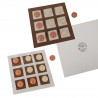 Bomboniera Matrimonio Gioco Tris Acrilico e ecopelle 2 Assortiti  Con Box
