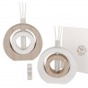 Bomboniera Matrimonio Comunione Profumatore Diffusore Tondo Giro 2 Assortiti h.15 Cm Con Box