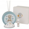 Bomboniera Battesimo Compleanno Profumatore Diffusore Orsetto Celeste Baby Con Box