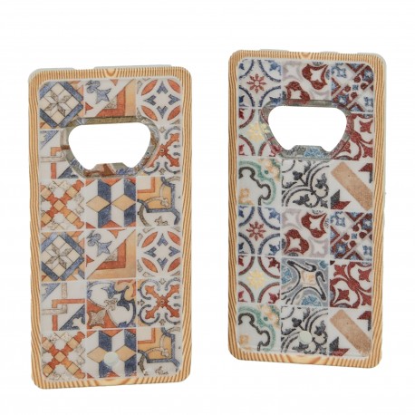 Bomboniera Matrimonio Apribottiglie Magnete Capri Maioliche 2 Assortiti