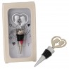 Bomboniera Matrimonio Tappo Vino Coppia Sposi Bacio 2 Assortiti