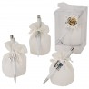 Bomboniera Matrimonio Anniversario Sacchetto con Penna Love 4 Assortiti con Box