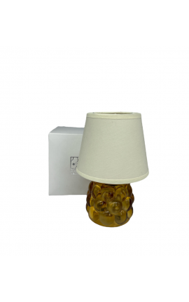 Bomboniera Matrimonio Battesimo Nascita Lampada in Vetro Con Paralume Con Box