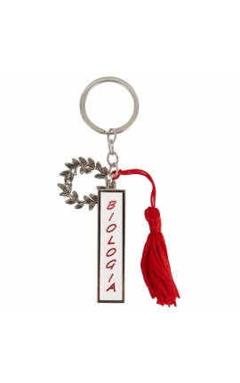 Bomboniera Laurea Portachiavi Zama Corona D'alloro Biologia