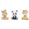 Bomboniera Battesimo Compleanno  Magnete Animaletti Baby Zoo Savana 3 Assortiti
