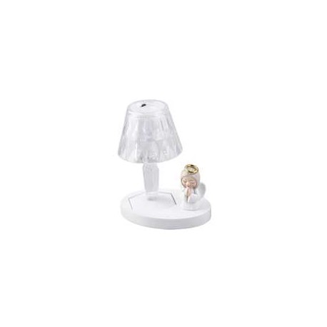 Bomboniera Battesimo Comunione Lampada Led Angelo Angioletto Che Prega Con Mani