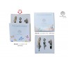 Bomboniera Matrimonio Set Vino Apribottiglie Metallo Con Box Decoro Farfalle