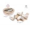 Bomboniera Matrimonio Set Ciotola e Schiaccianoci Porcellana Con Box