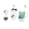 Bomboniera Matrimonio Barattolo Per Miele Vetro Con Farfalla Verde Con Box